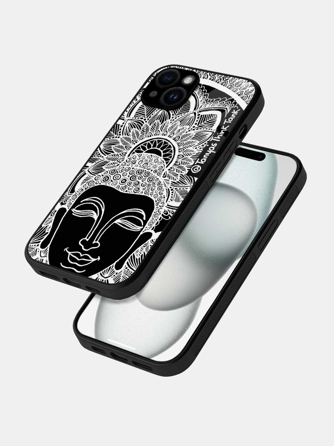 Buddha White - iPhone 14 Glass Cover