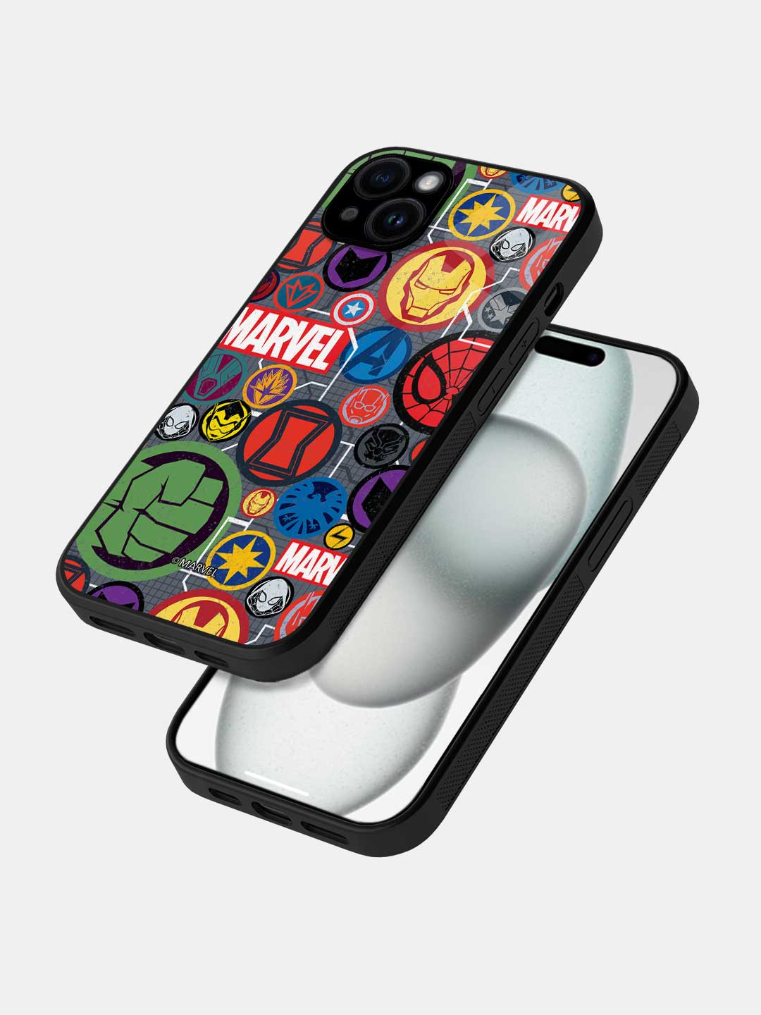Marvel Iconic Mashup - iPhone 14 Glass Cover