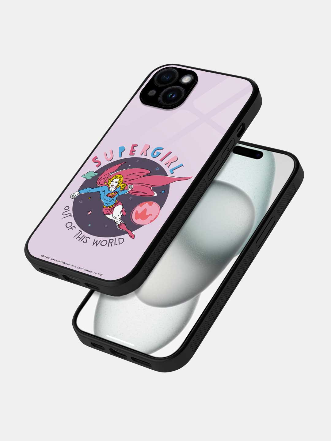 Supergirl out of the World - iPhone 15 Glass Cover