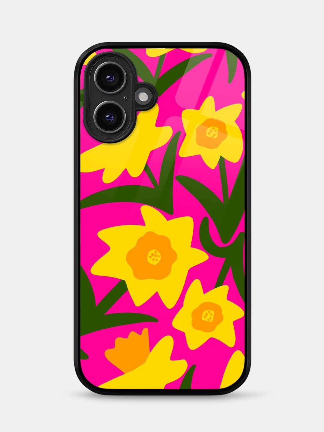 Blossom Breeze Pink - iPhone 16 Glass Cover