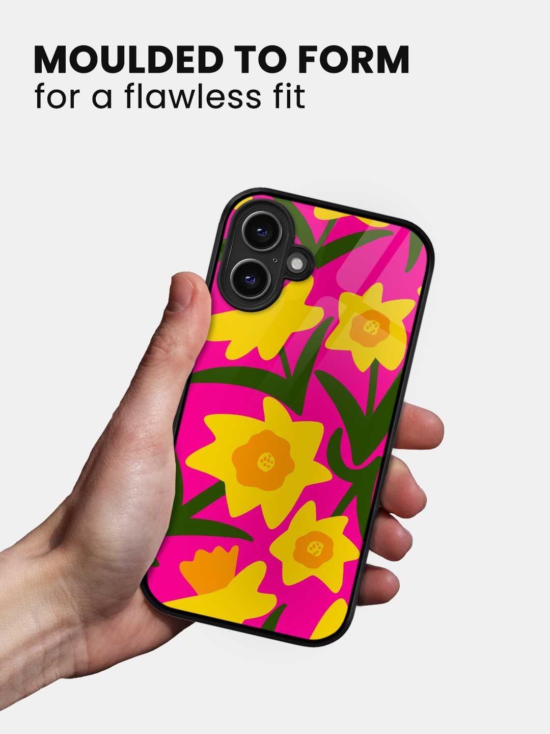 Blossom Breeze Pink - iPhone 16 Glass Cover