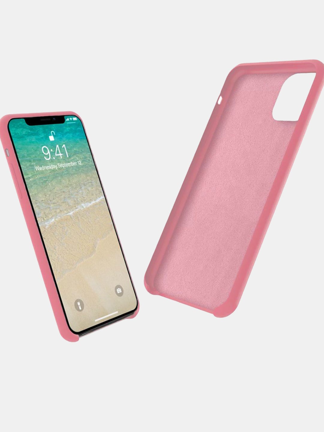Basics - iPhone 11 Pro Max Cover Silicone Baby Pink