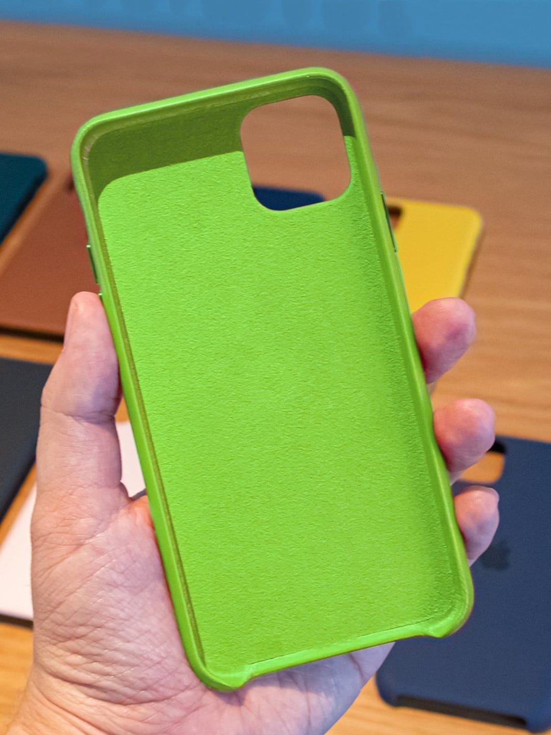 Basics - iPhone 11 Pro Max Cover Silicone Leaf Green