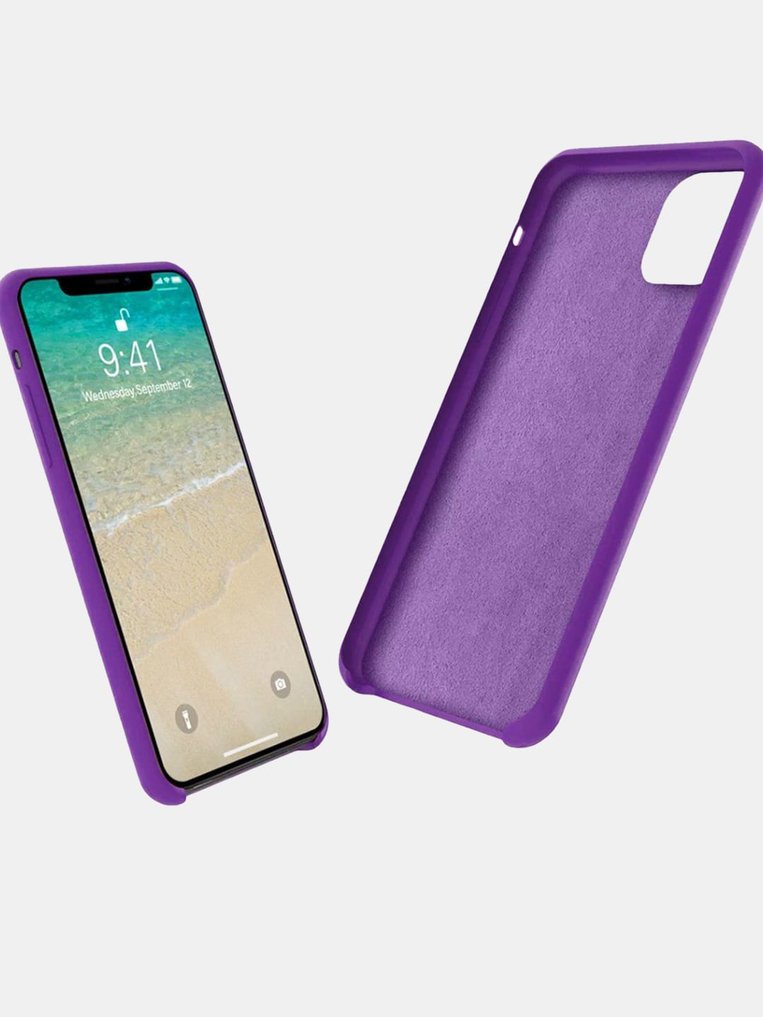 Basics - iPhone 11 Pro Max Cover Silicone Purple