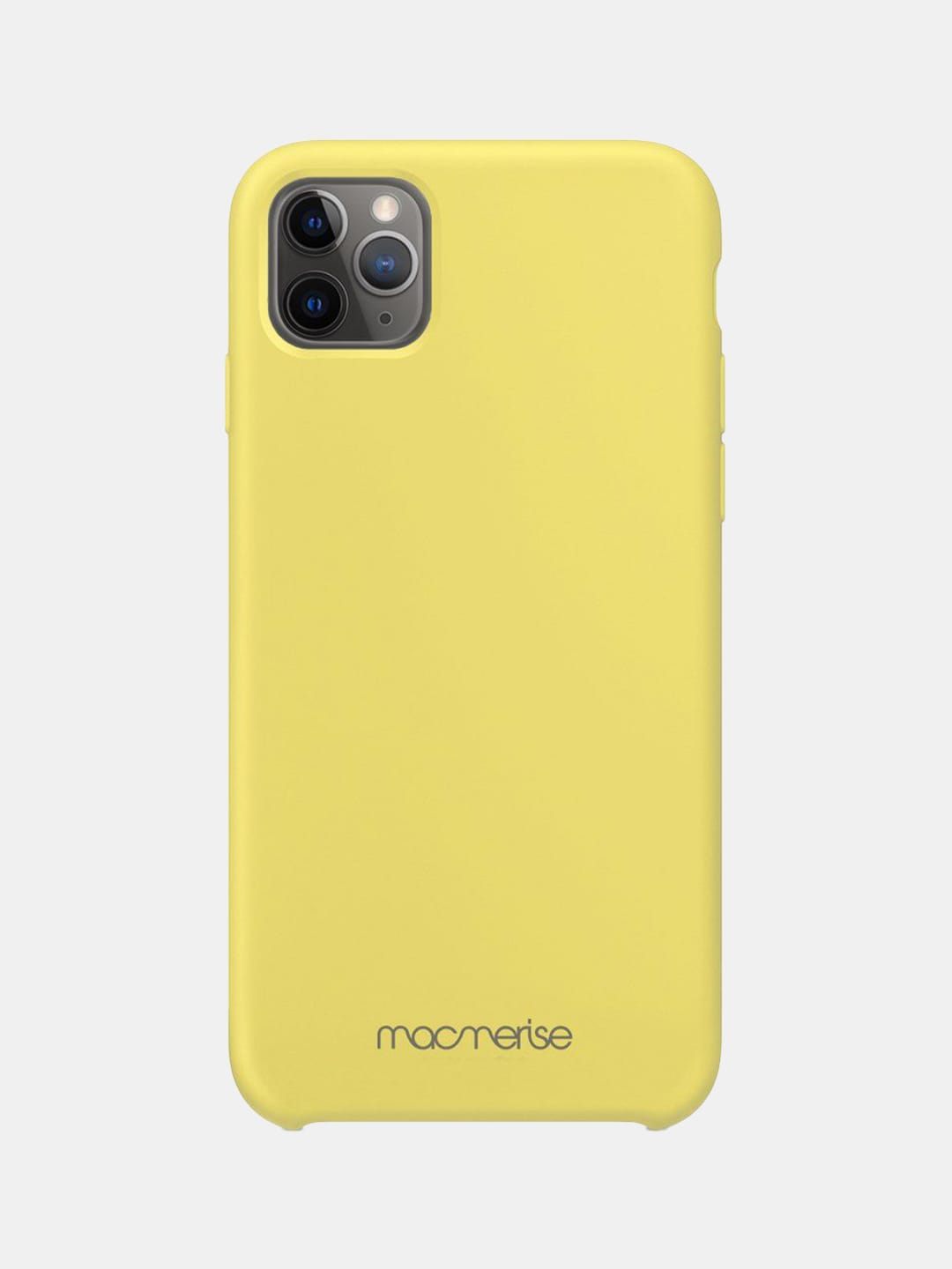 Basics - iPhone 11 Pro Max Cover Silicone Yellow
