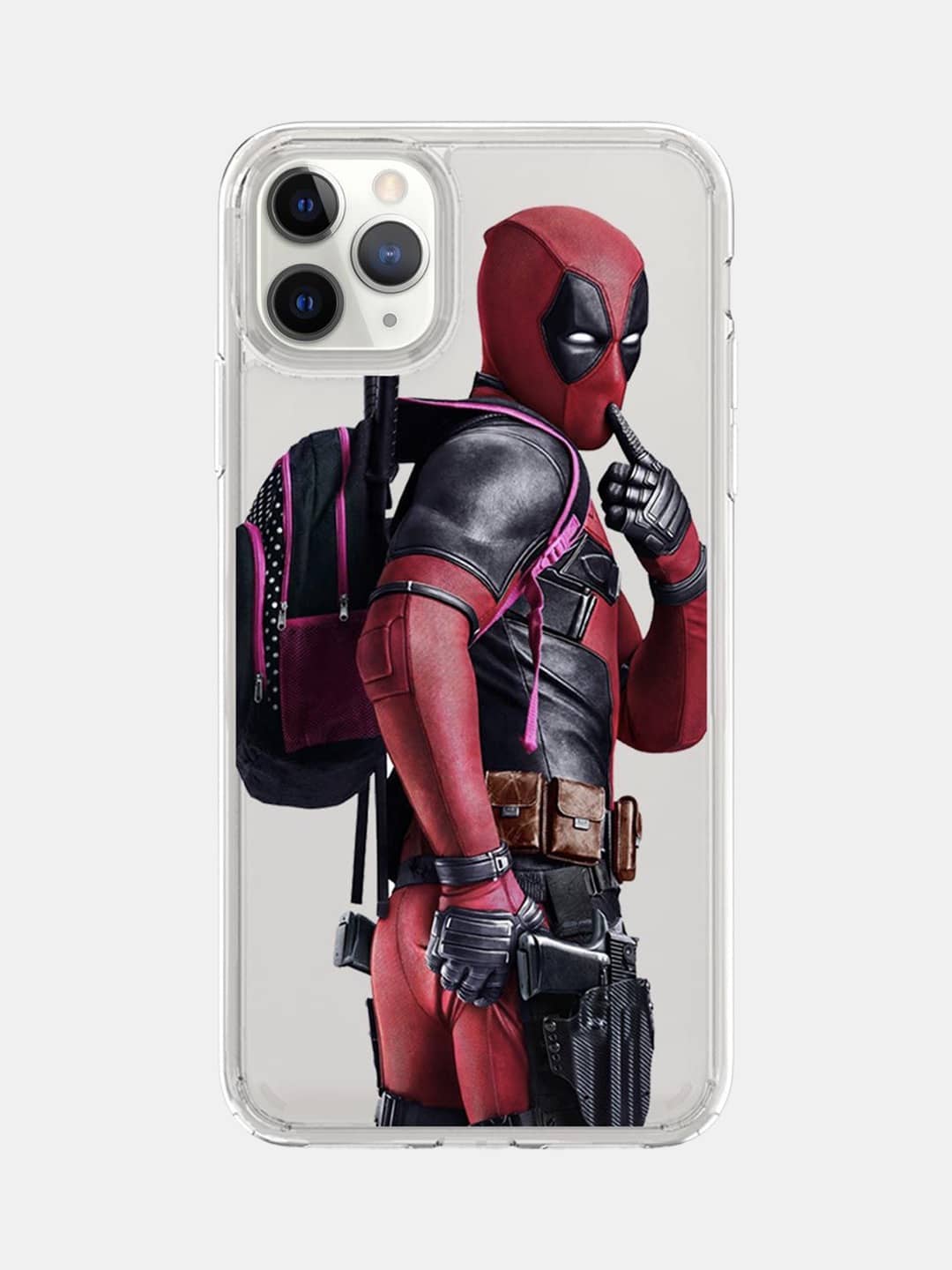 Smart Ass Deadpool - iPhone 11 Pro Clear Cover