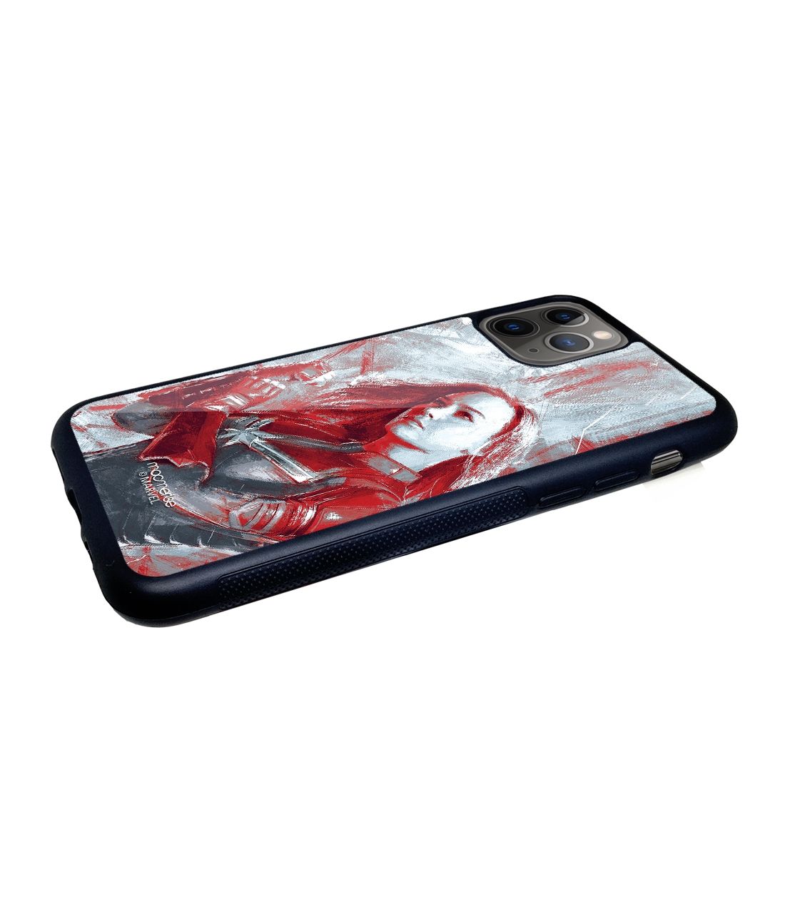 Charcoal Art Capt Marvel - iPhone 11 Pro Glass Cover