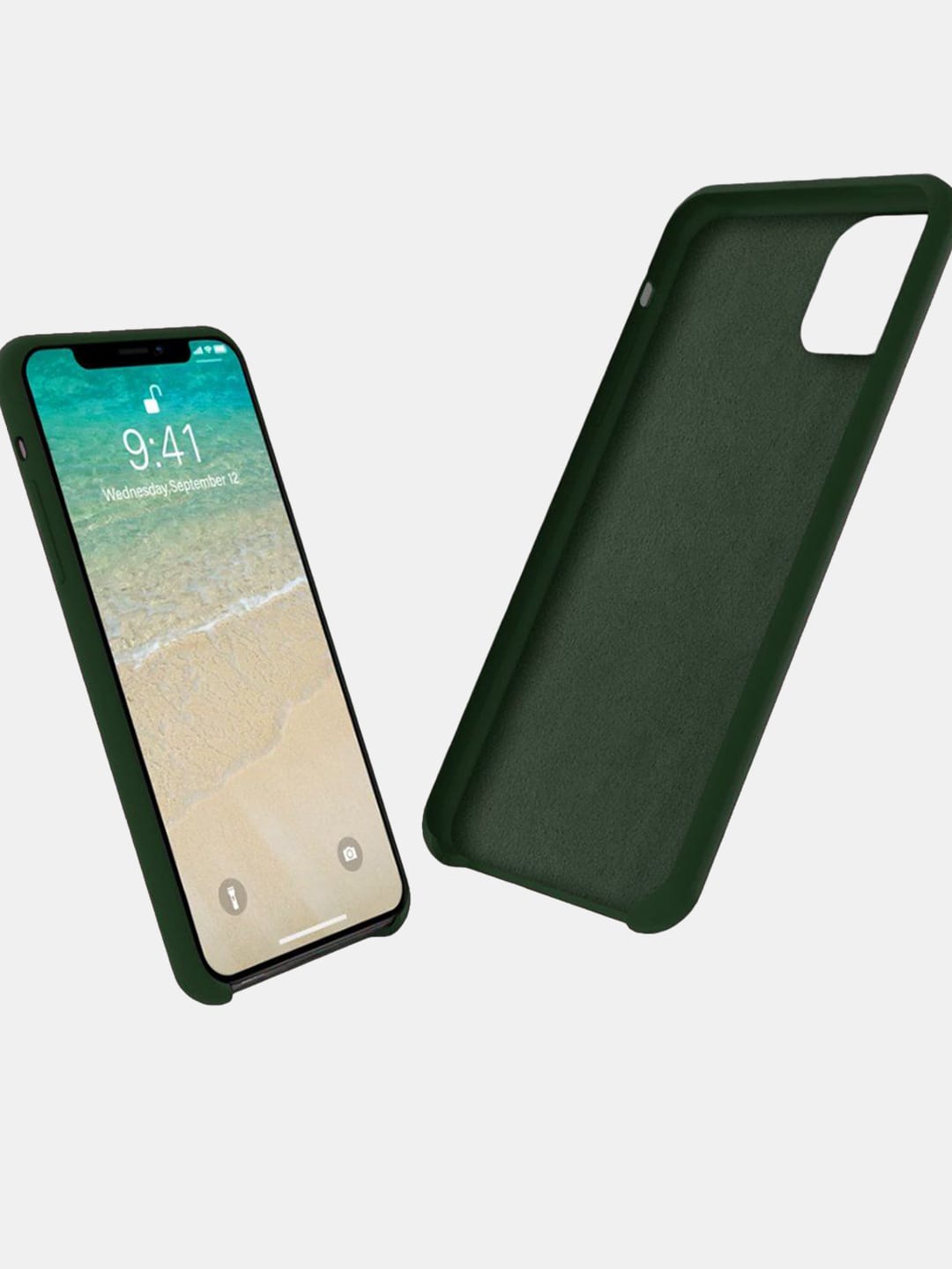 Basics - iPhone 11 Pro Cover Silicone Olive Green