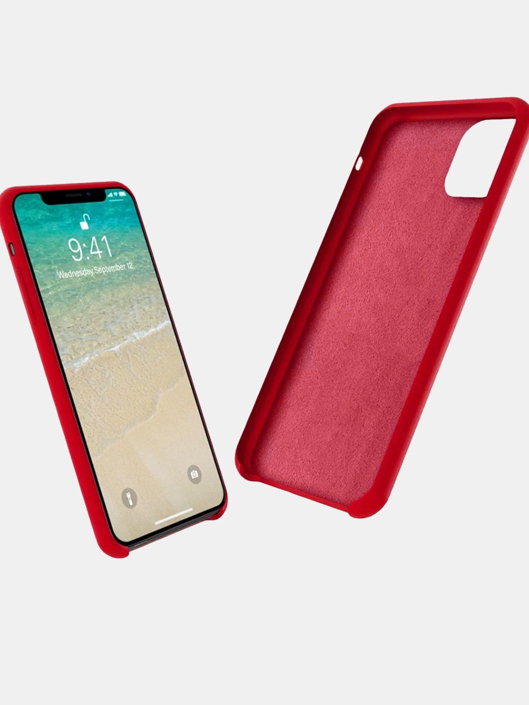 Basics - iPhone 11 Pro Cover Silicone Red