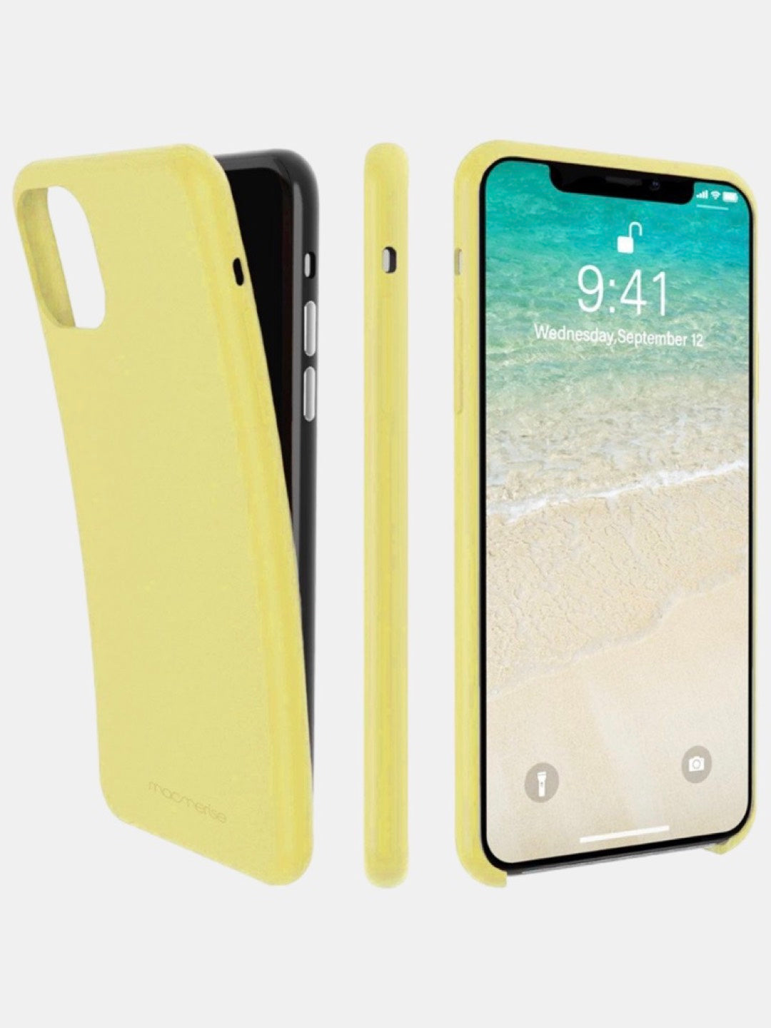 Basics - iPhone 11 Pro Cover Silicone Yellow