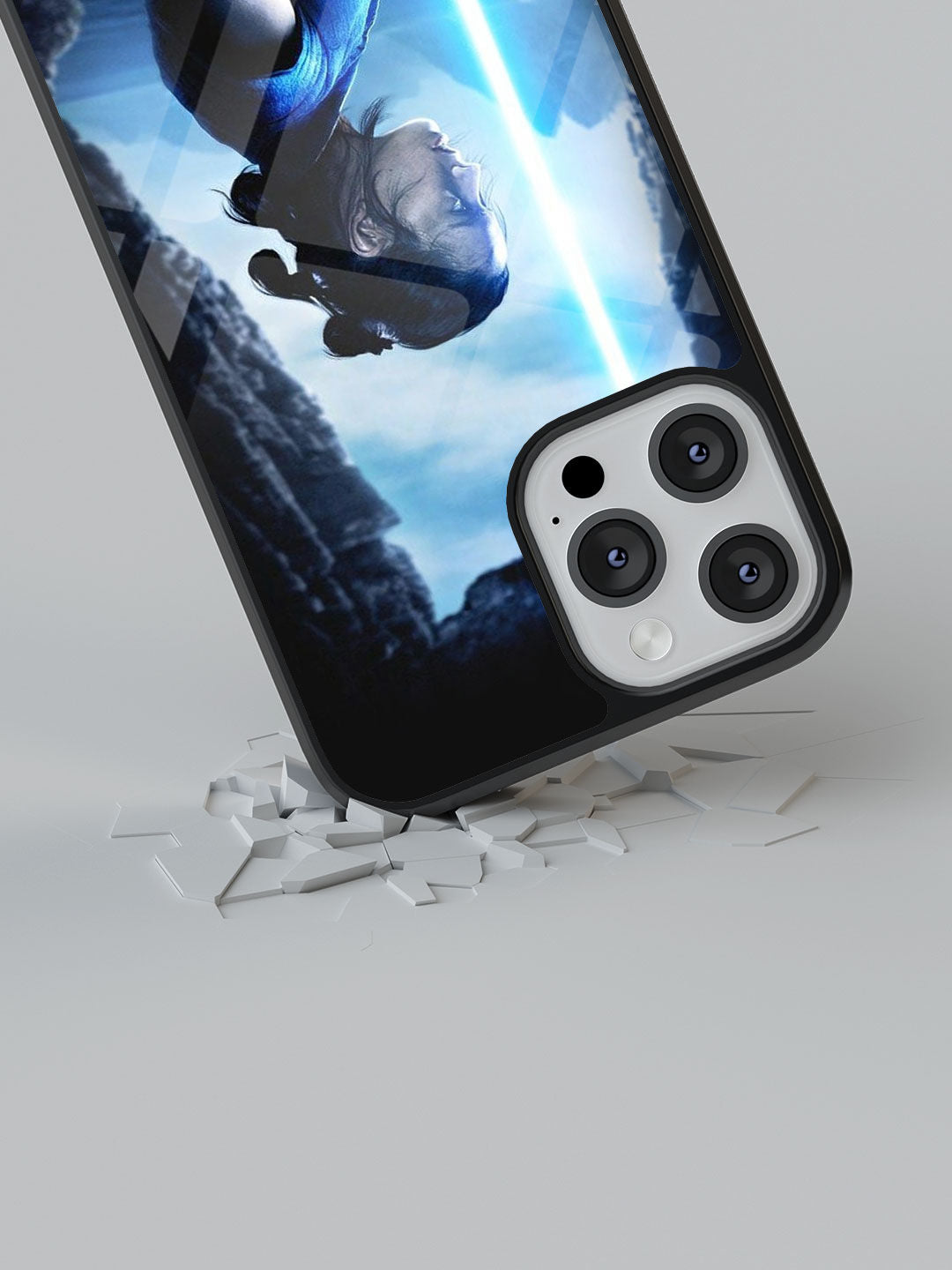 Light Saber Blue - iPhone 13 Pro Max Glass Cover