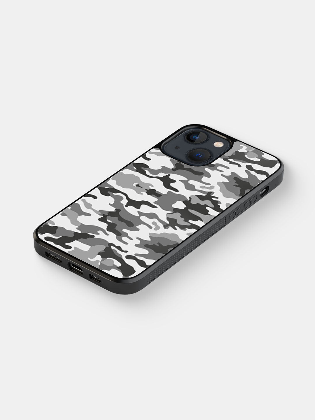 Camo Grey - iPhone 13 Mini Bumper Cover