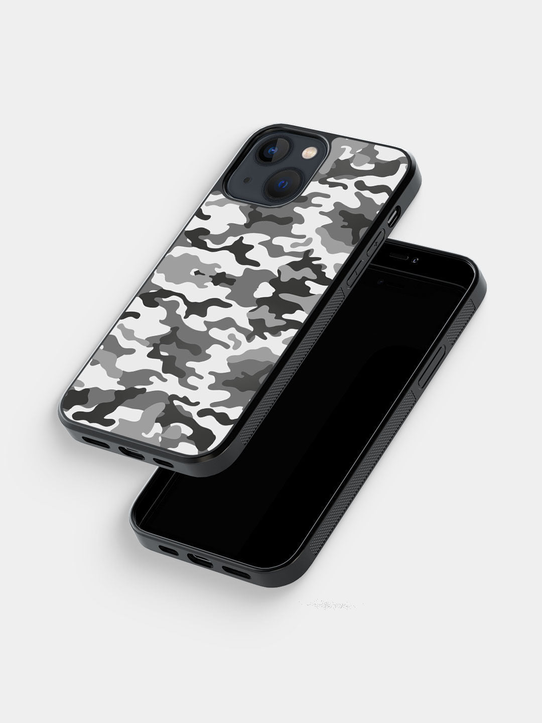 Camo Grey - iPhone 13 Mini Bumper Cover