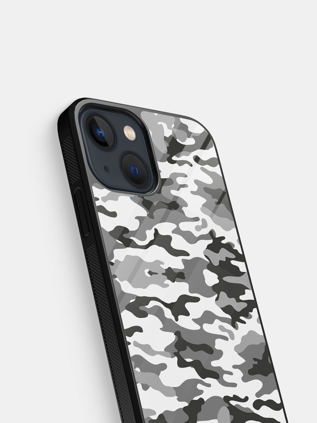 Camo Grey - iPhone 13 Mini Glass Cover