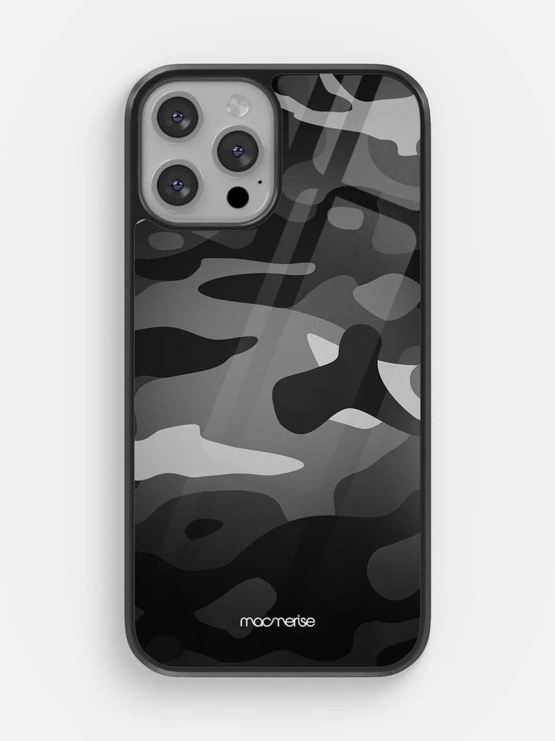 Camo Gunmetal Grey - iPhone 13 Pro Cover - Glass