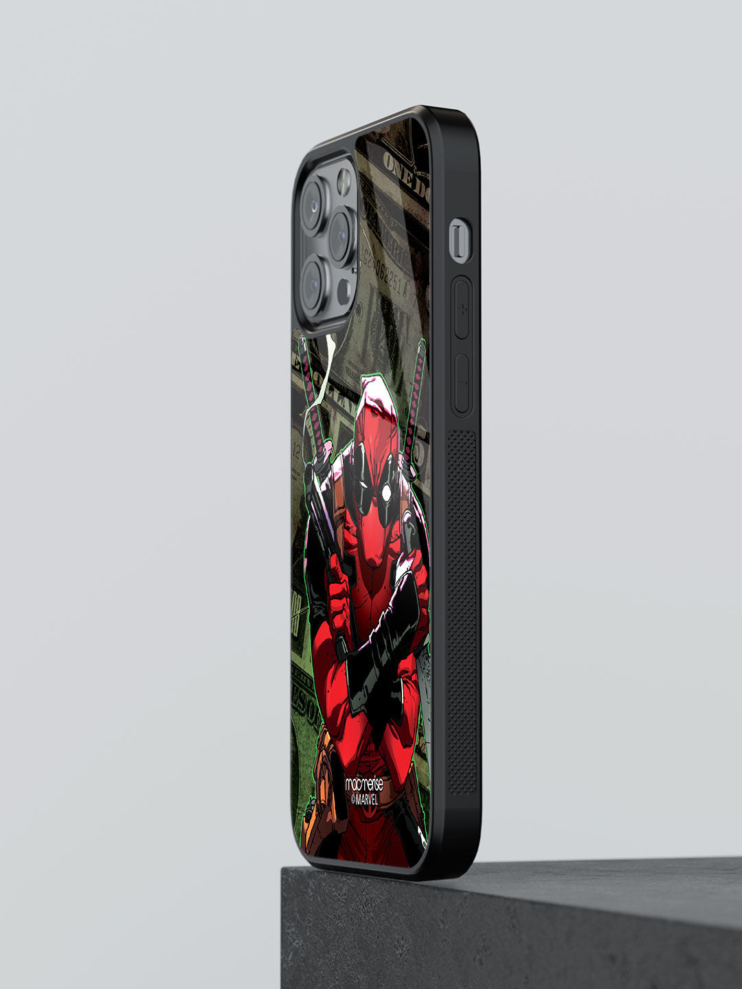 Deadpool Dollar - iPhone 13 Pro Glass Cover