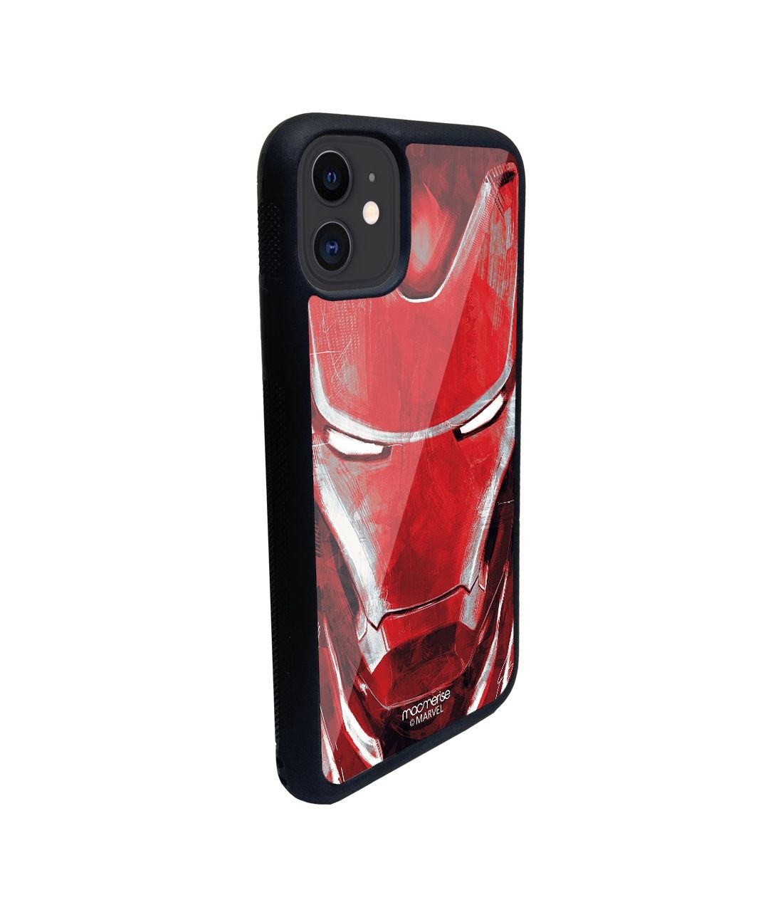 Charcoal Art Iron man - iPhone 11 Glass Cover