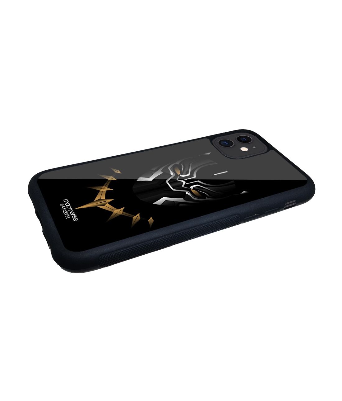Minimalistic Black Panther - iPhone 11 Glass Cover