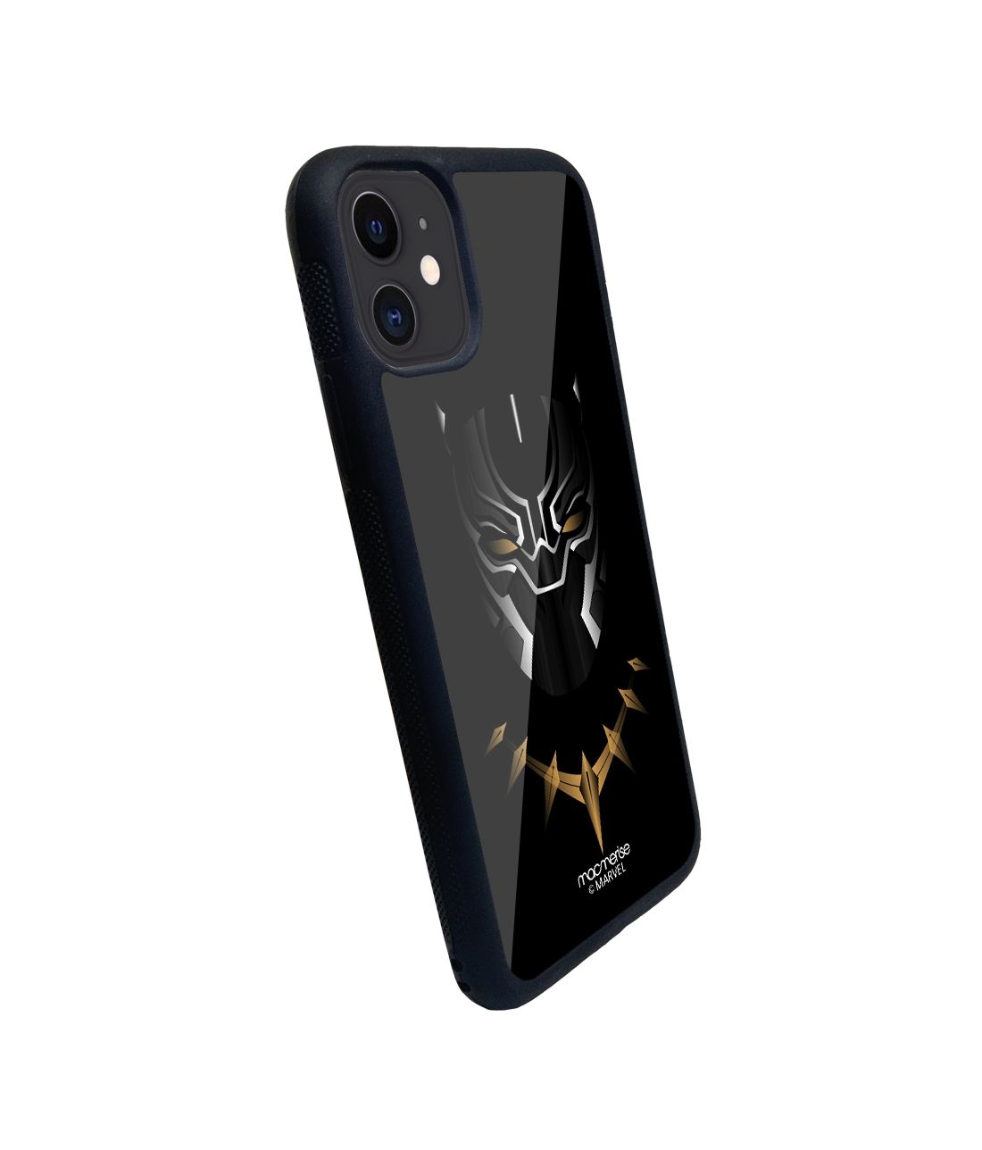 Minimalistic Black Panther - iPhone 11 Glass Cover