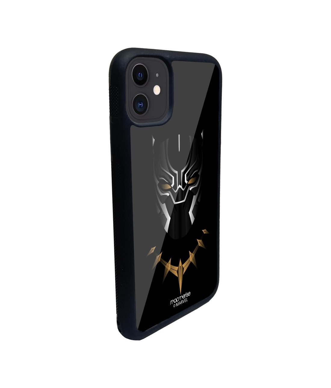 Minimalistic Black Panther - iPhone 11 Glass Cover