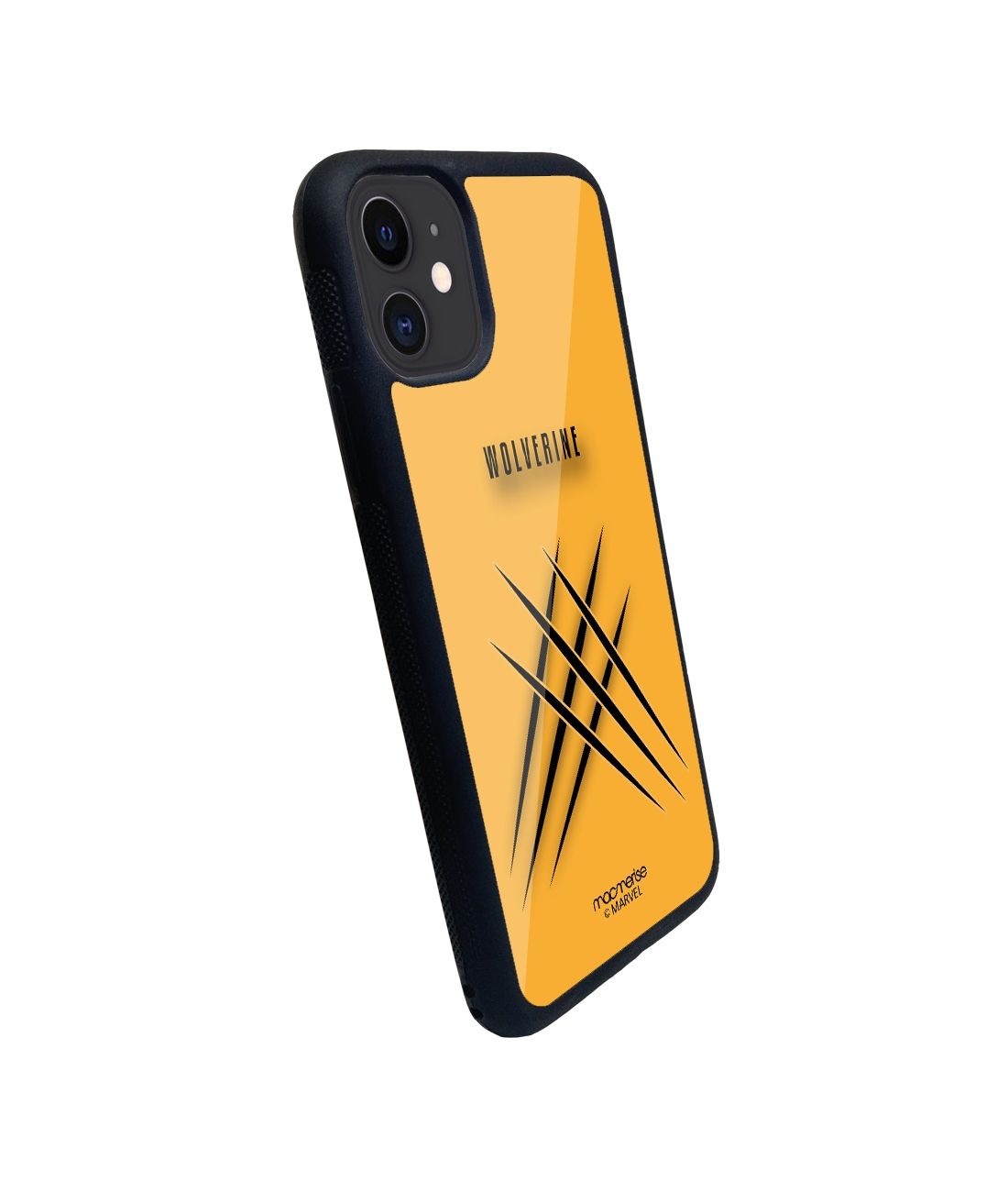 Minimalistic Wolverine - iPhone 11 Glass Cover