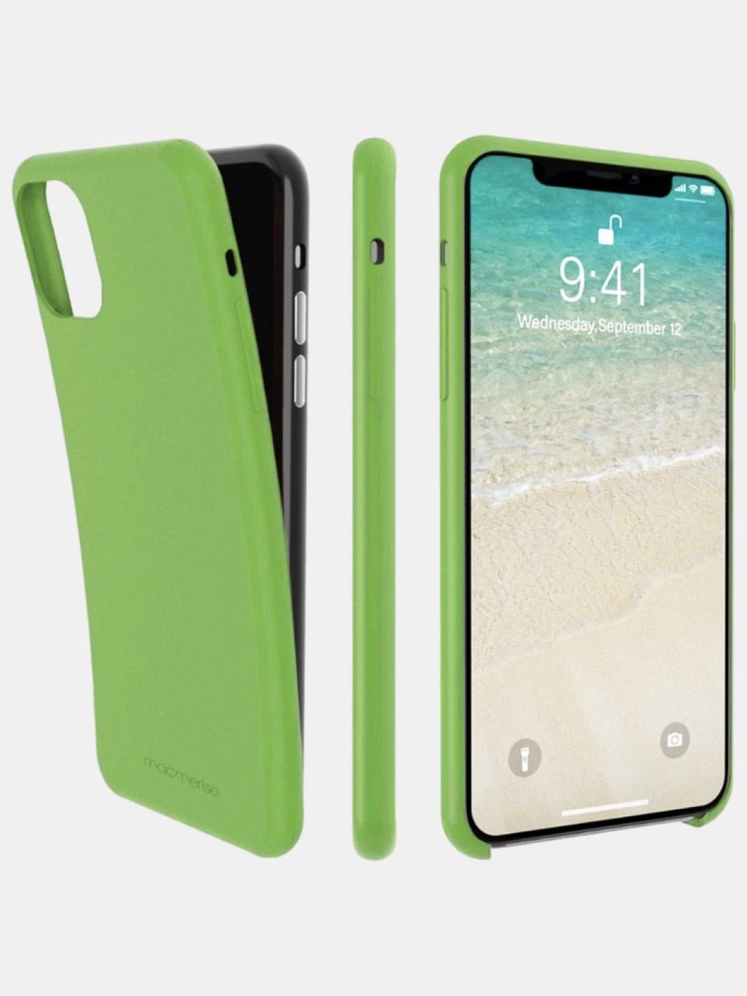 Basics - iPhone 11 Cover Silicone Leaf Green