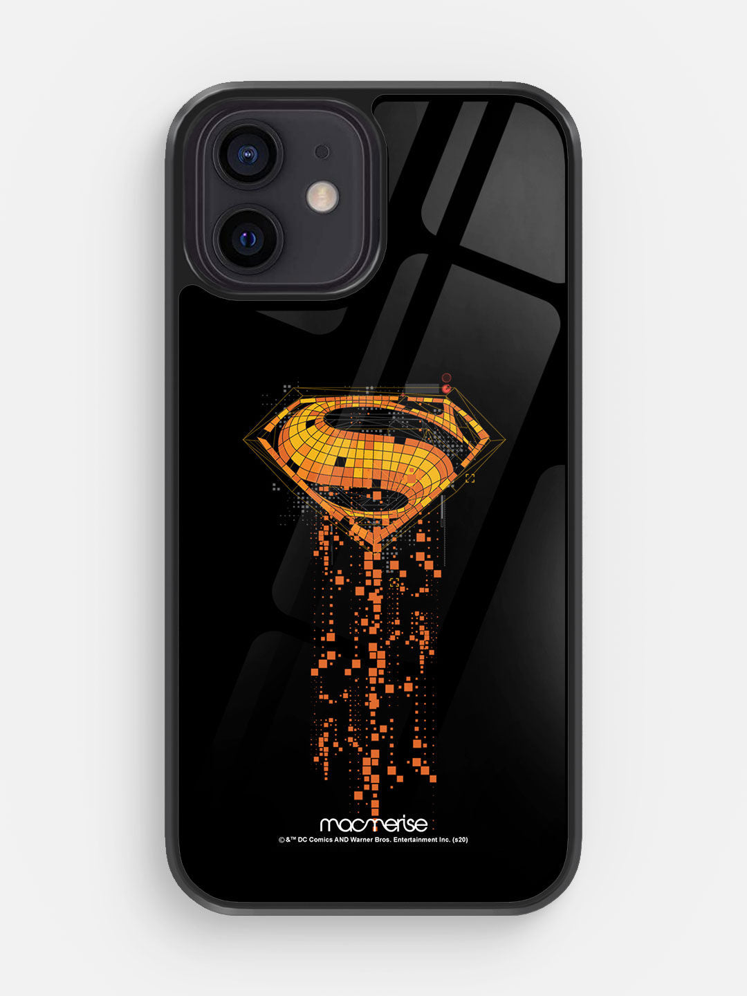 Superman Mosaic - iPhone 12 Glass Cover