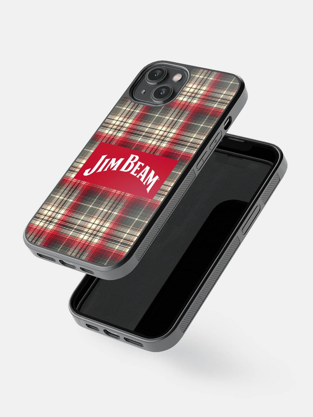 Jim Beam Plaid stripes - iPhone 14 Bumper Cover