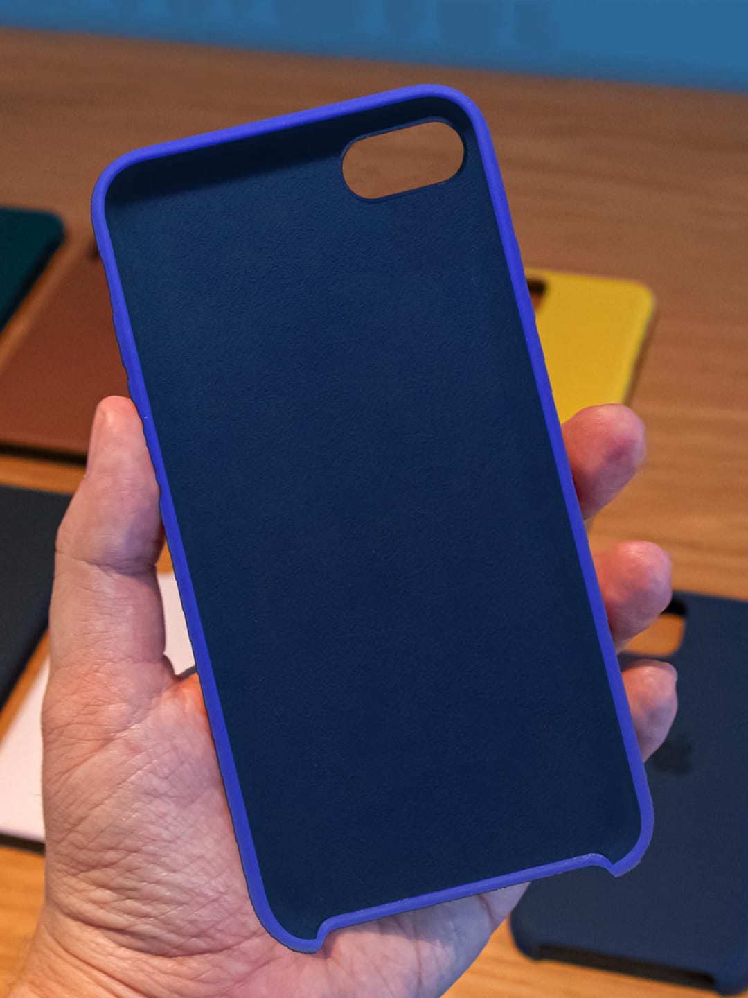 Basics - iPhone 7 Cover Silicone Blue