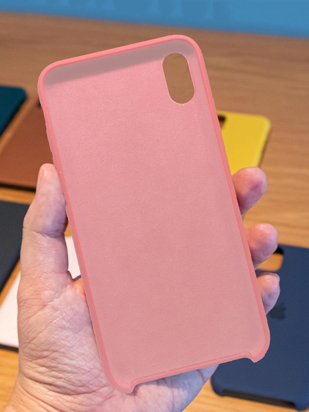 Basics - iPhone X Cover Silicone Baby Pink