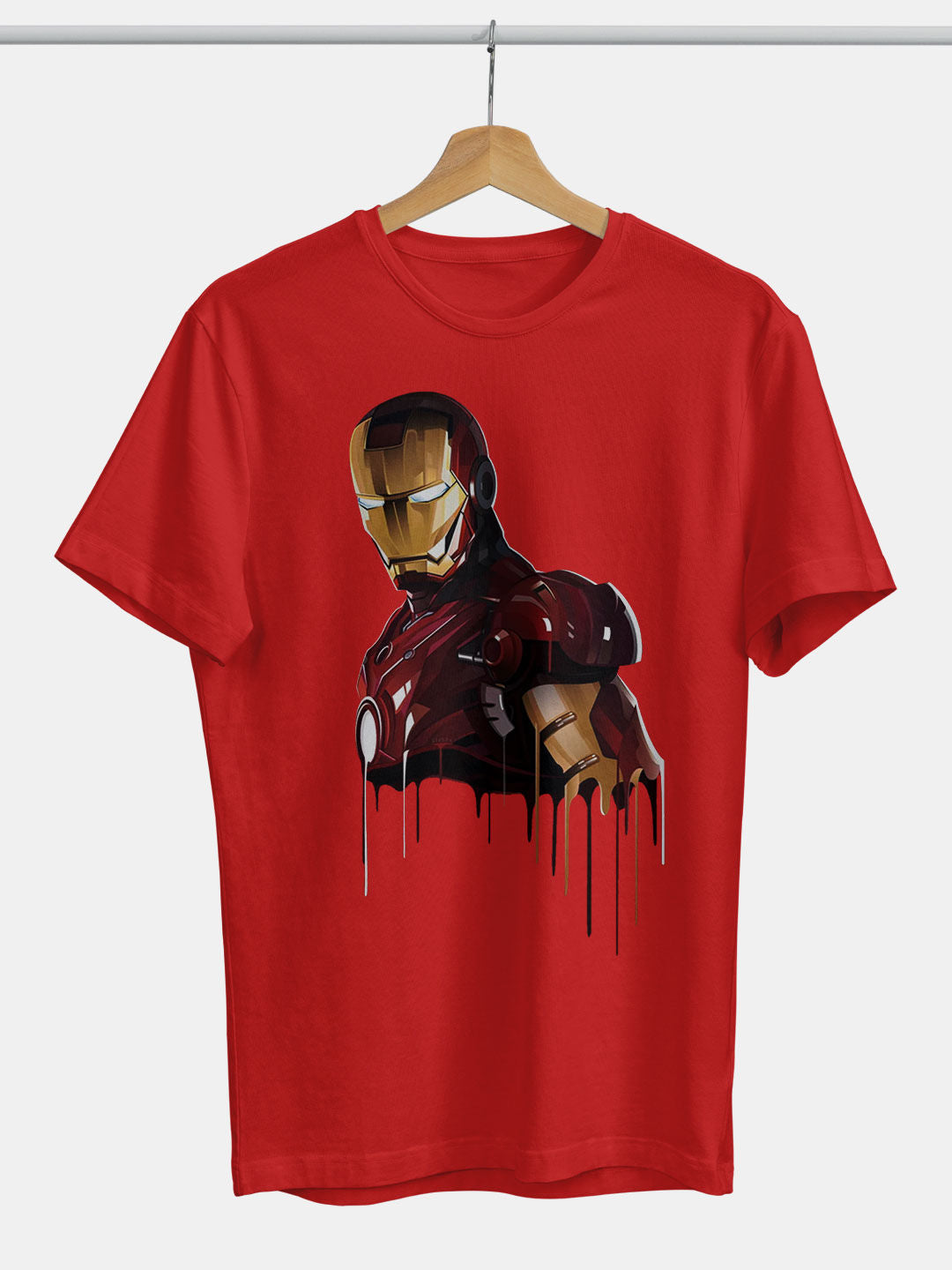 Iron Man Mark IV - Mens T-Shirt Red Medium