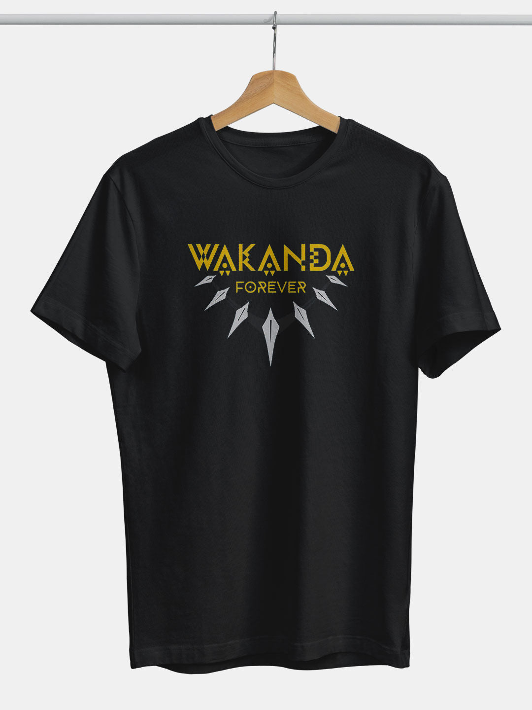 Wakanda Forever - Mens T-Shirt Black Medium