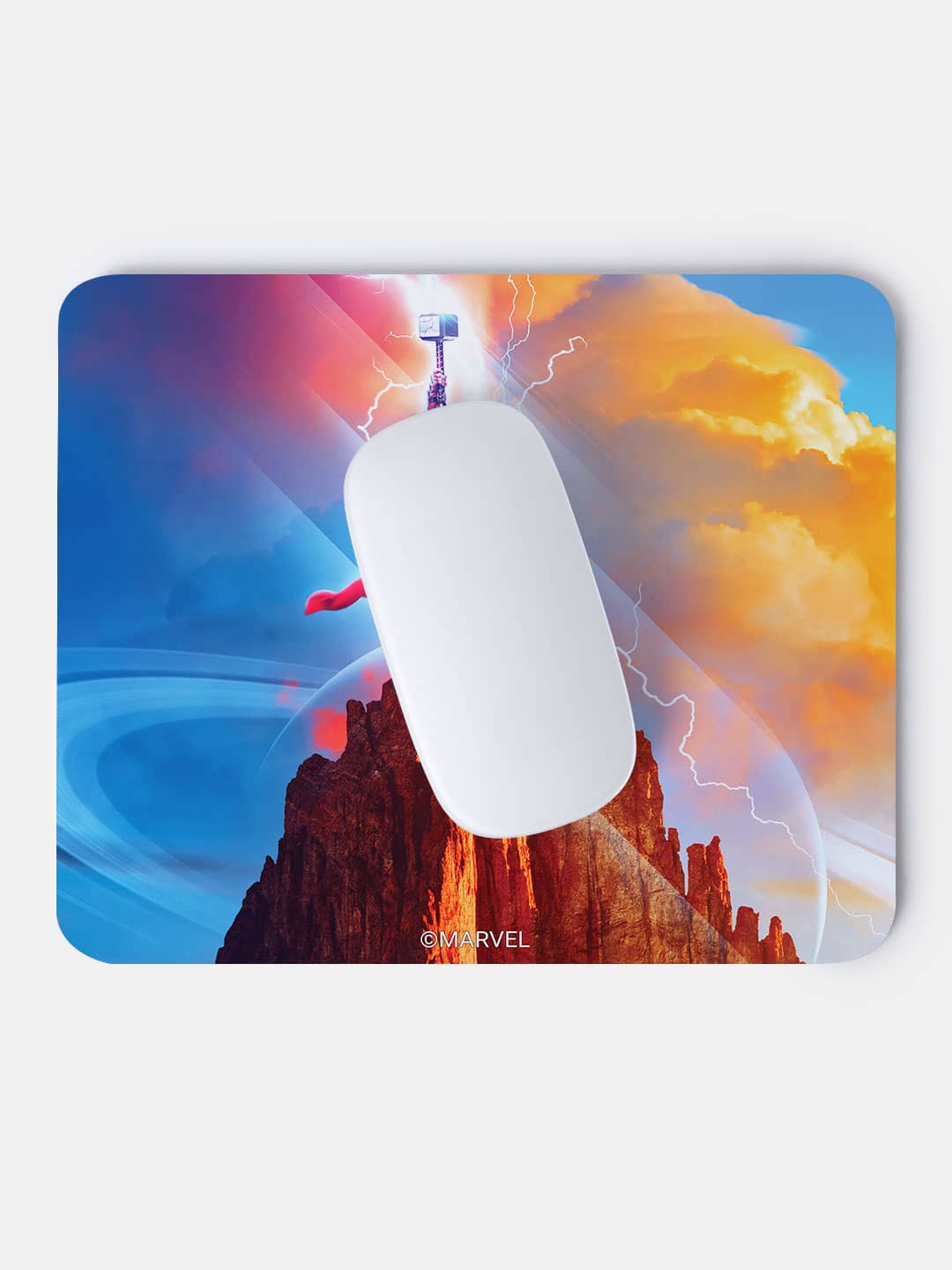 Raise the Mjolnir - Mouse Pad