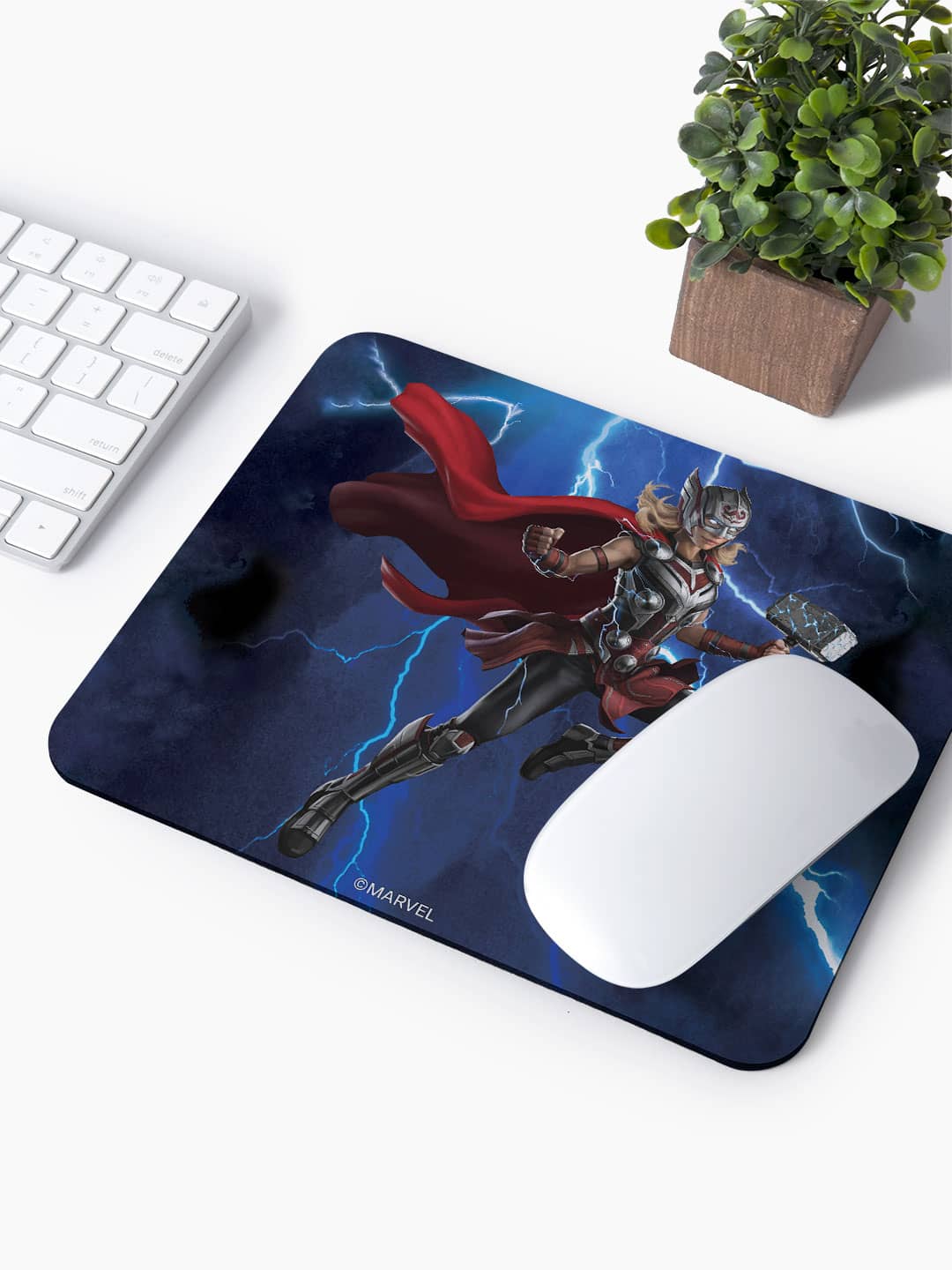 Mighty Thor Attack - Mouse Pad