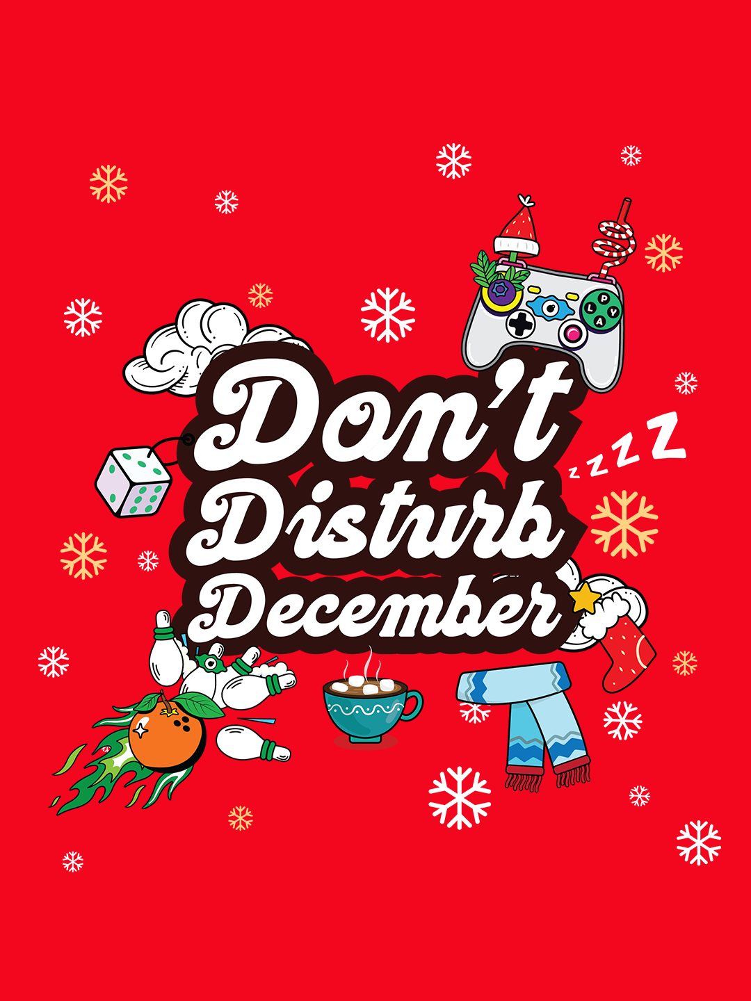 Play On DDD - Womens Oversized Hoodie - Red - Small