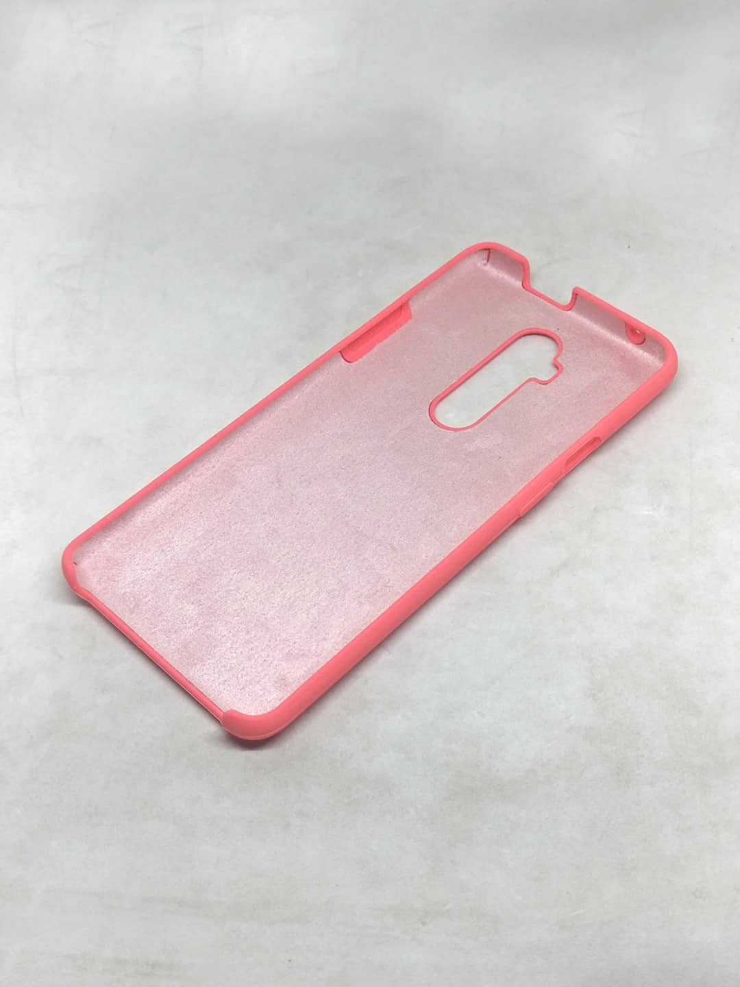 Basics - OnePlus 7T Pro Cover Silicone Coral Pink