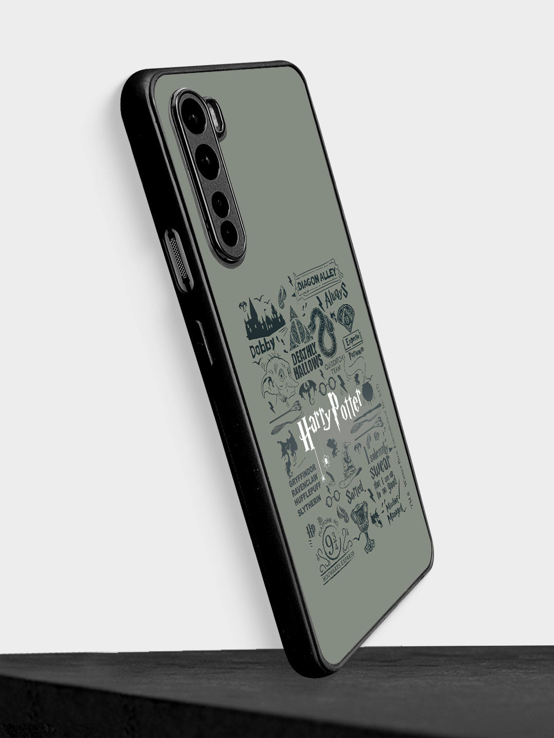 Harry Potter Infographic Grey - OnePlus Nord Cover