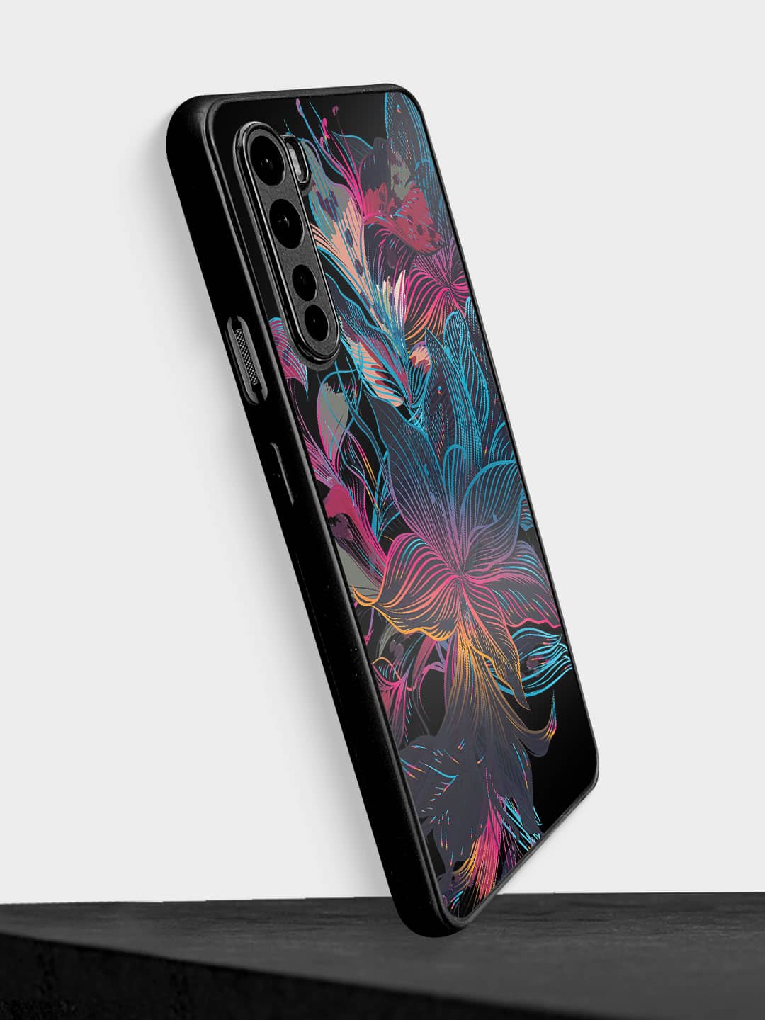 Neon Flowers - OnePlus Nord Cover