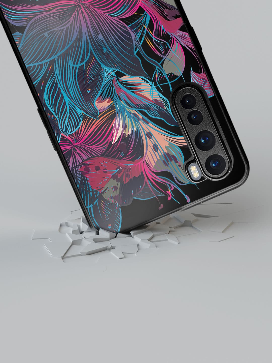 Neon Flowers - OnePlus Nord Cover