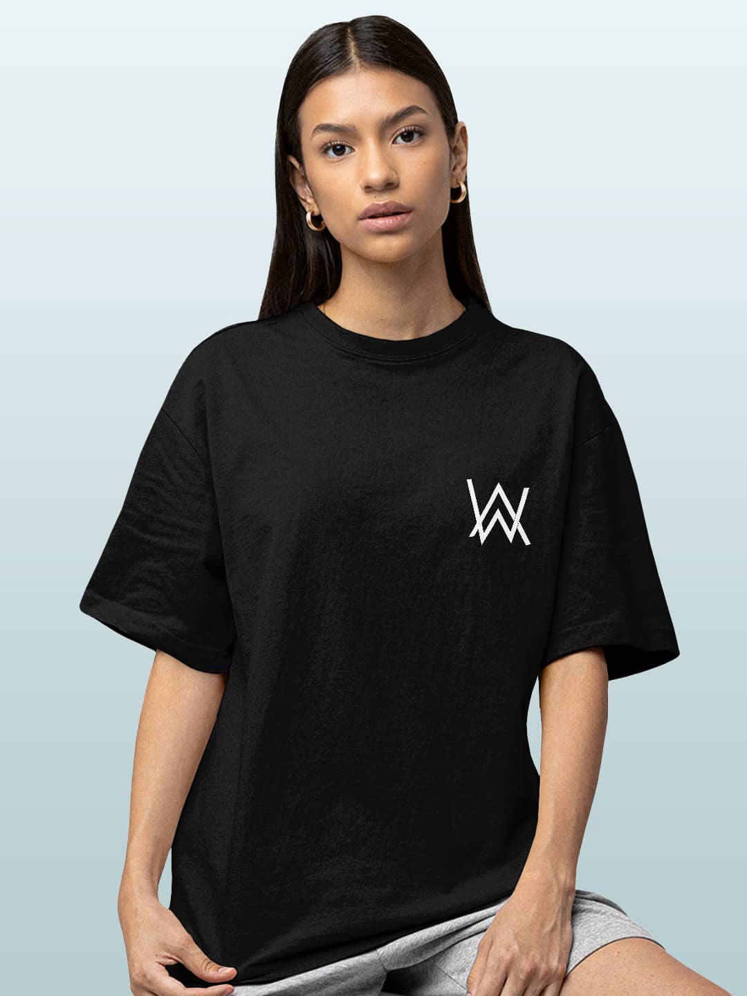 Alan Walker Core Walkers Join - Womens T-Shirt - Oversized Fit - Black - XL