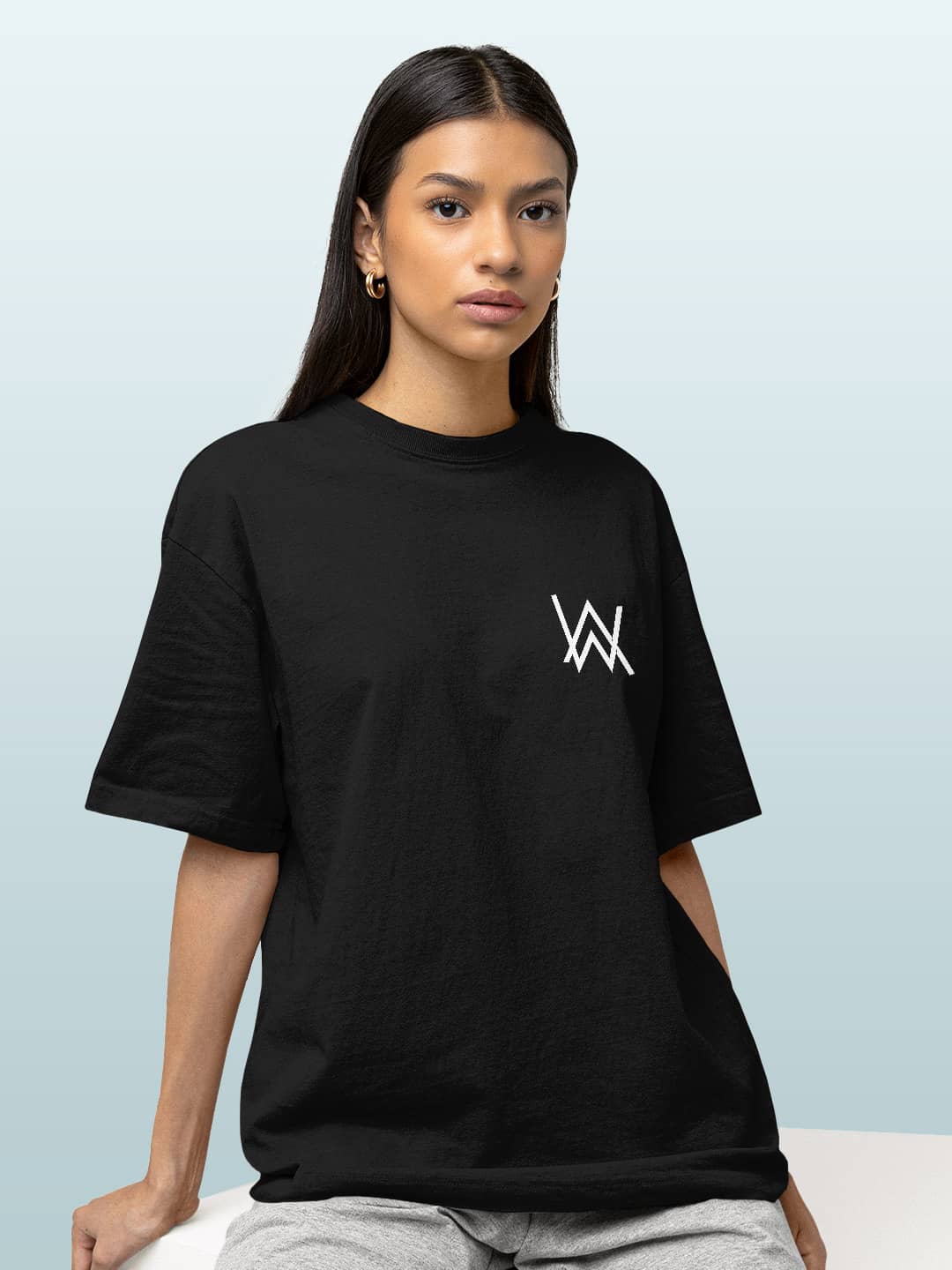 Alan Walker Core Walkers Join - Womens T-Shirt - Oversized Fit - Black - XL