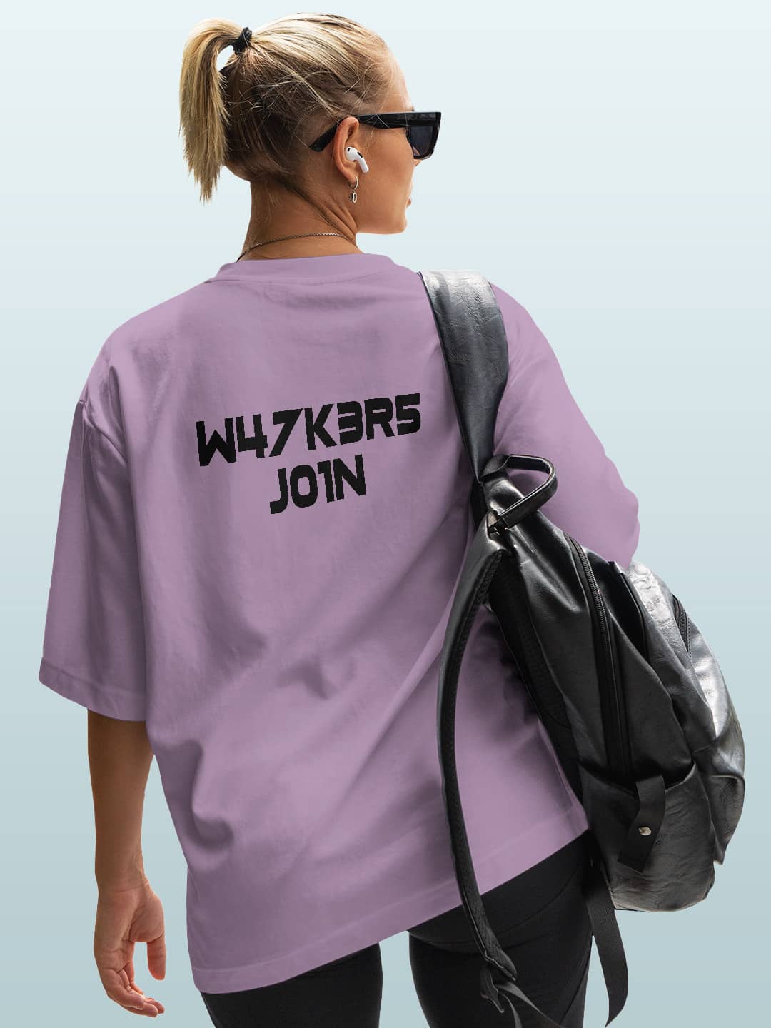 Alan Walker Core Walkers Join - Womens Oversized T-Shirt Lavender XXL