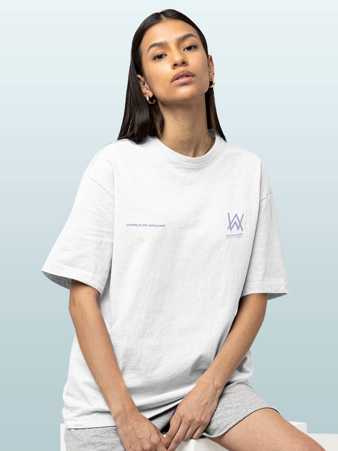 Alan Walker Melting Rose - Womens Oversized T-Shirt White XXL