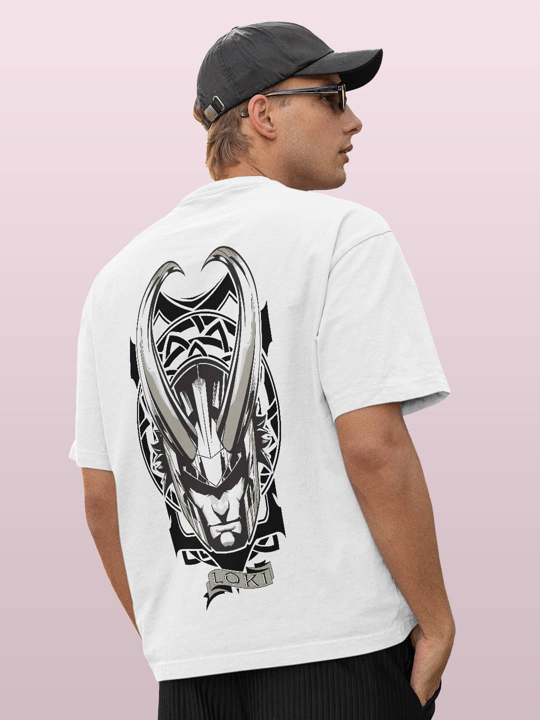 Mischievous Asgardian - Mens Oversized T-Shirt White Small