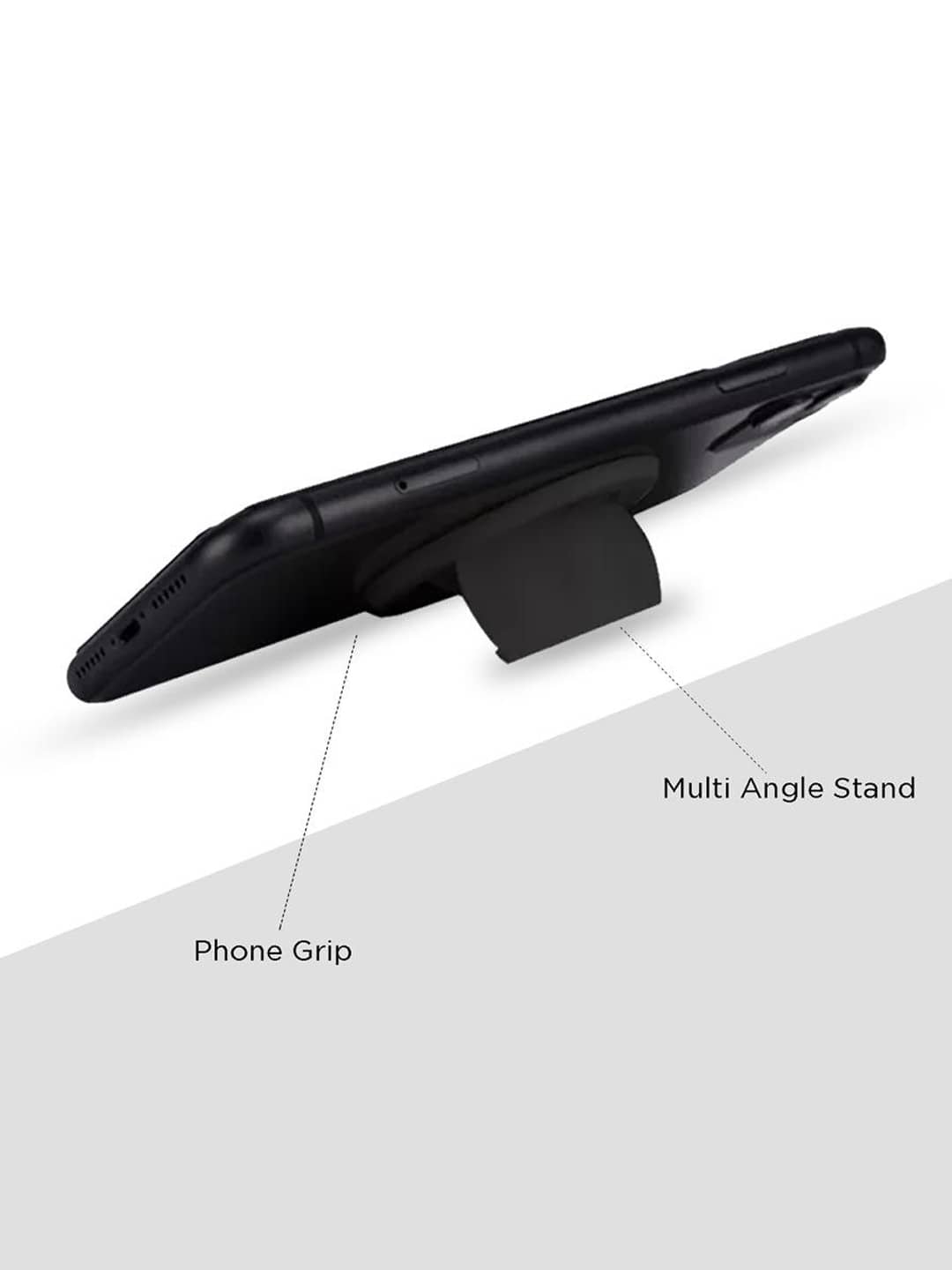 Basics - Phone Holder Snap Black