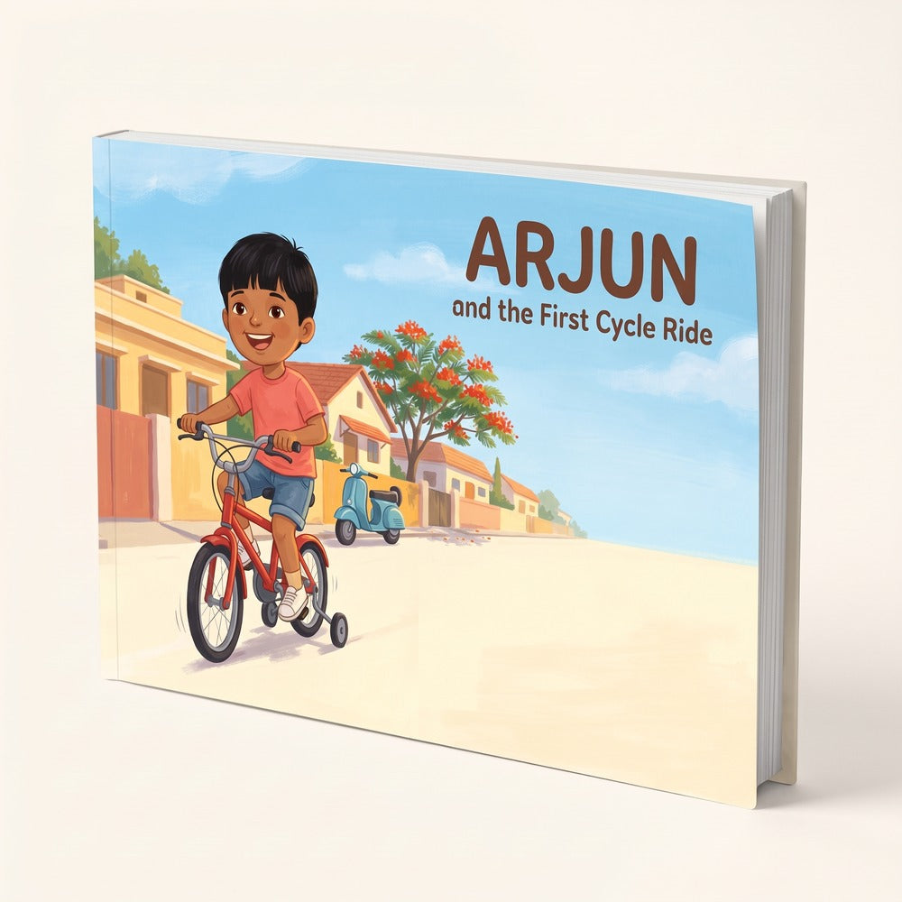 Personalised Storybook, softbound edition, 11 by 8.5 inches landscape