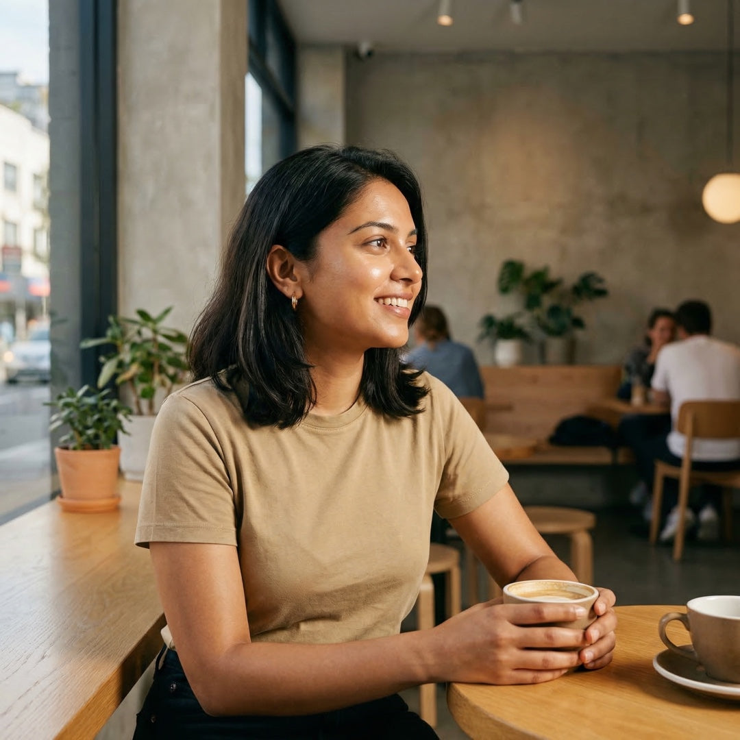 Basics - Unisex T-shirt Beige S