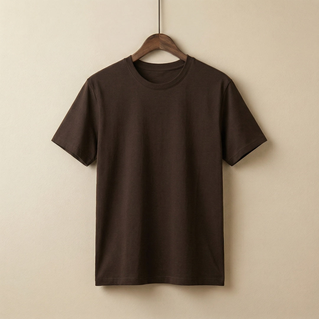Basics - Unisex T-shirt Coffee XL
