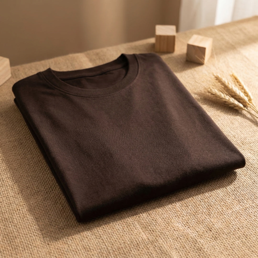 Basics - Unisex T-shirt Coffee XL