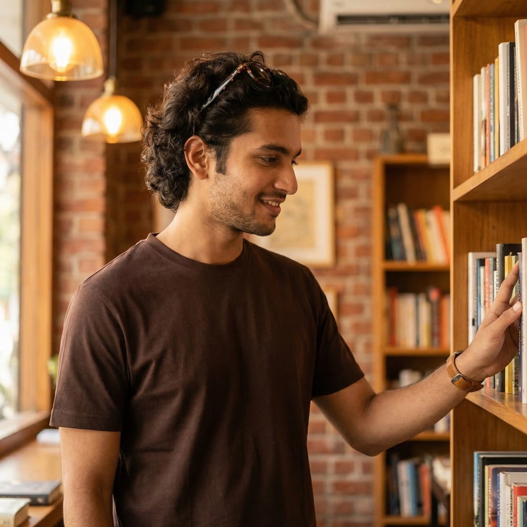 Basics - Unisex T-shirt Coffee S